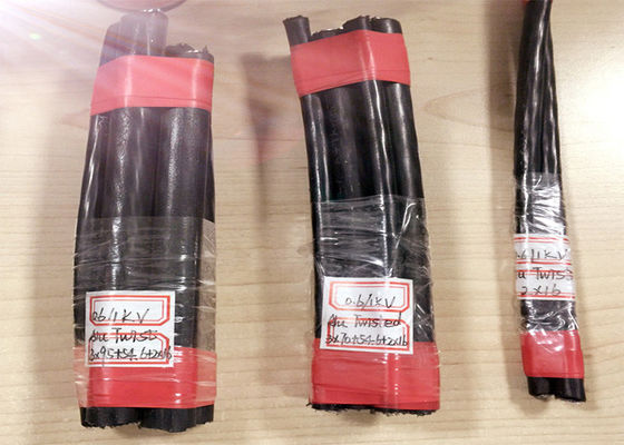 600v IEC60502 ได้รับการรับรอง ABC Power Cable ตัวนำอะลูมิเนียม